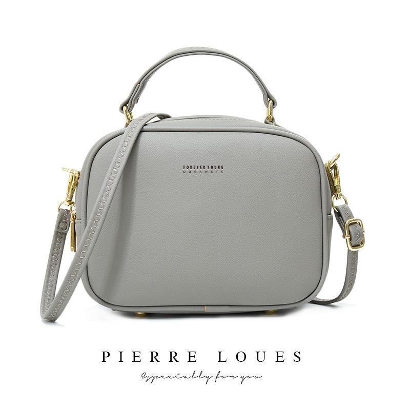 New Women's Crossbody Bag Fashionable and Simple PU Women's Bag Korean Version Large Capacity Shoulder Bag