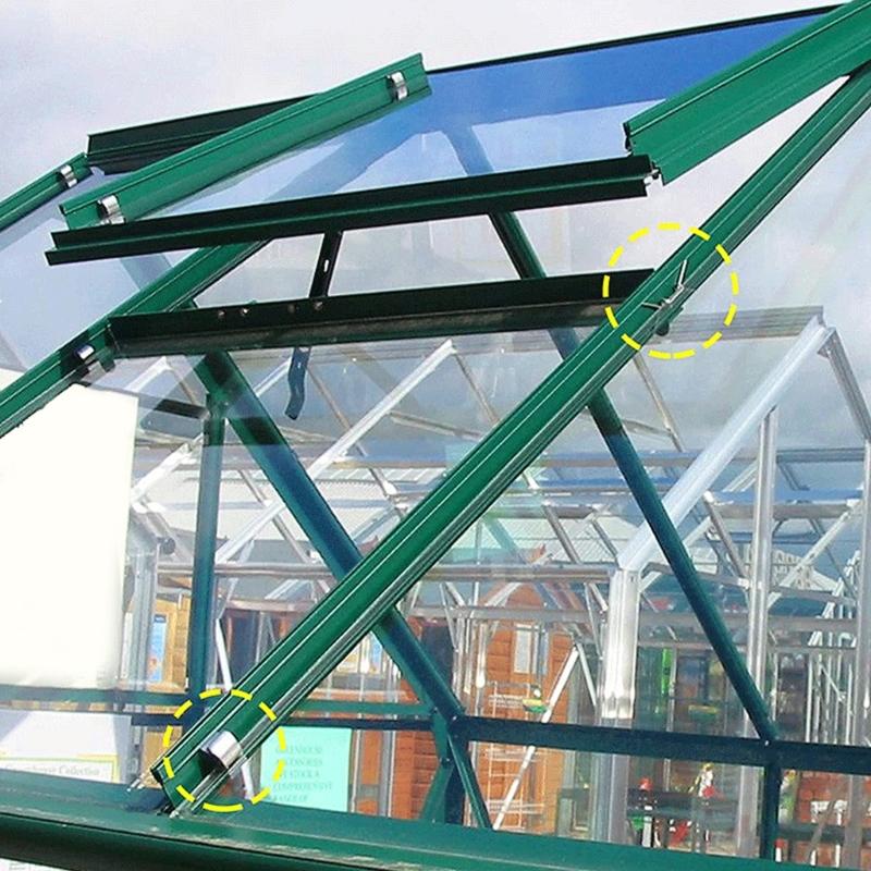 100 Stuks Heavy Duty Roestbestendige Kas Bevestigingsclips 1,2 mm Dikte Ideaal Voor Stabiliteit Glazen Paneel