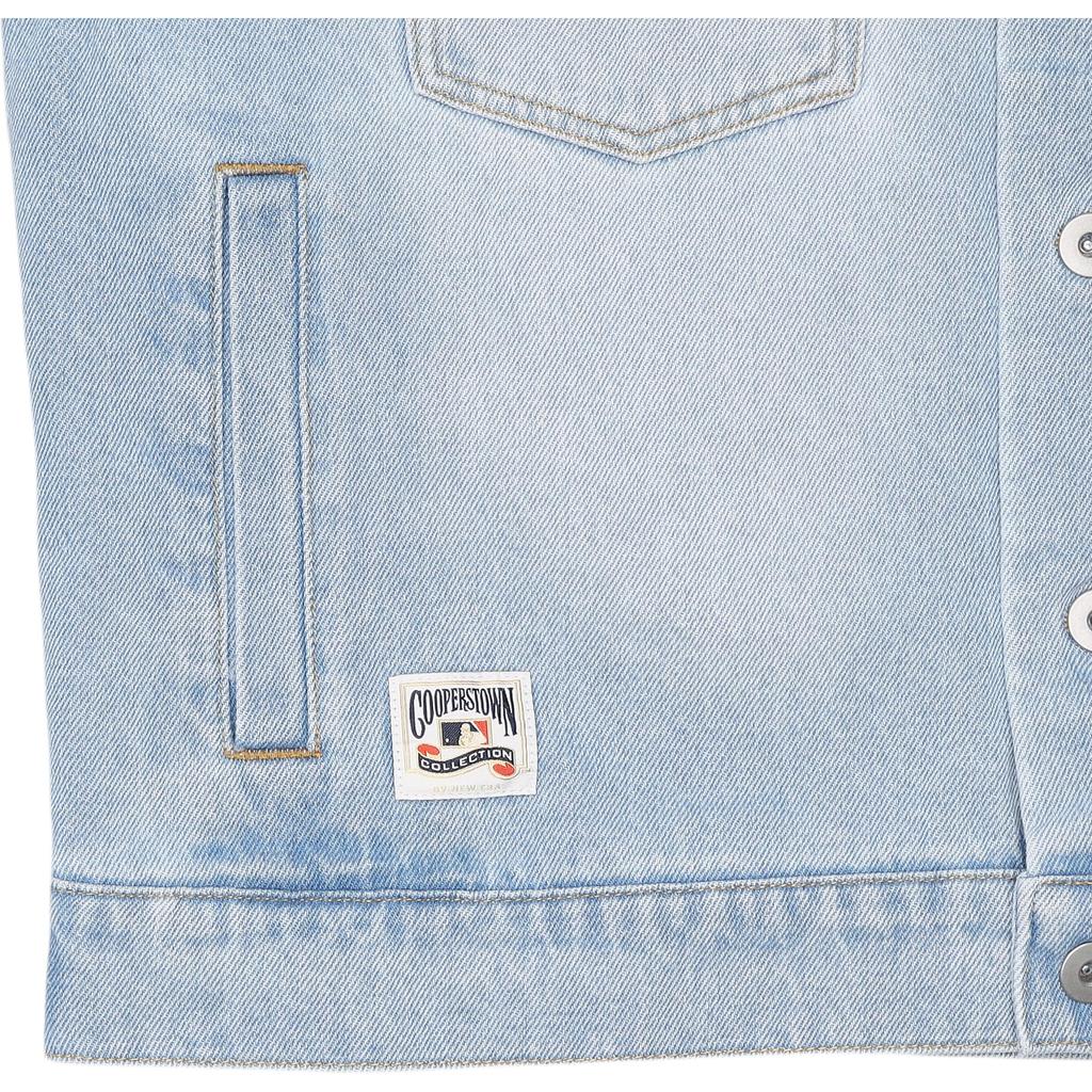 New Era SS26 MLB New York Yankees Comfortable Simple Single-Breasted Long Sleeve Denim Jacket Unisex Jackets 14905305