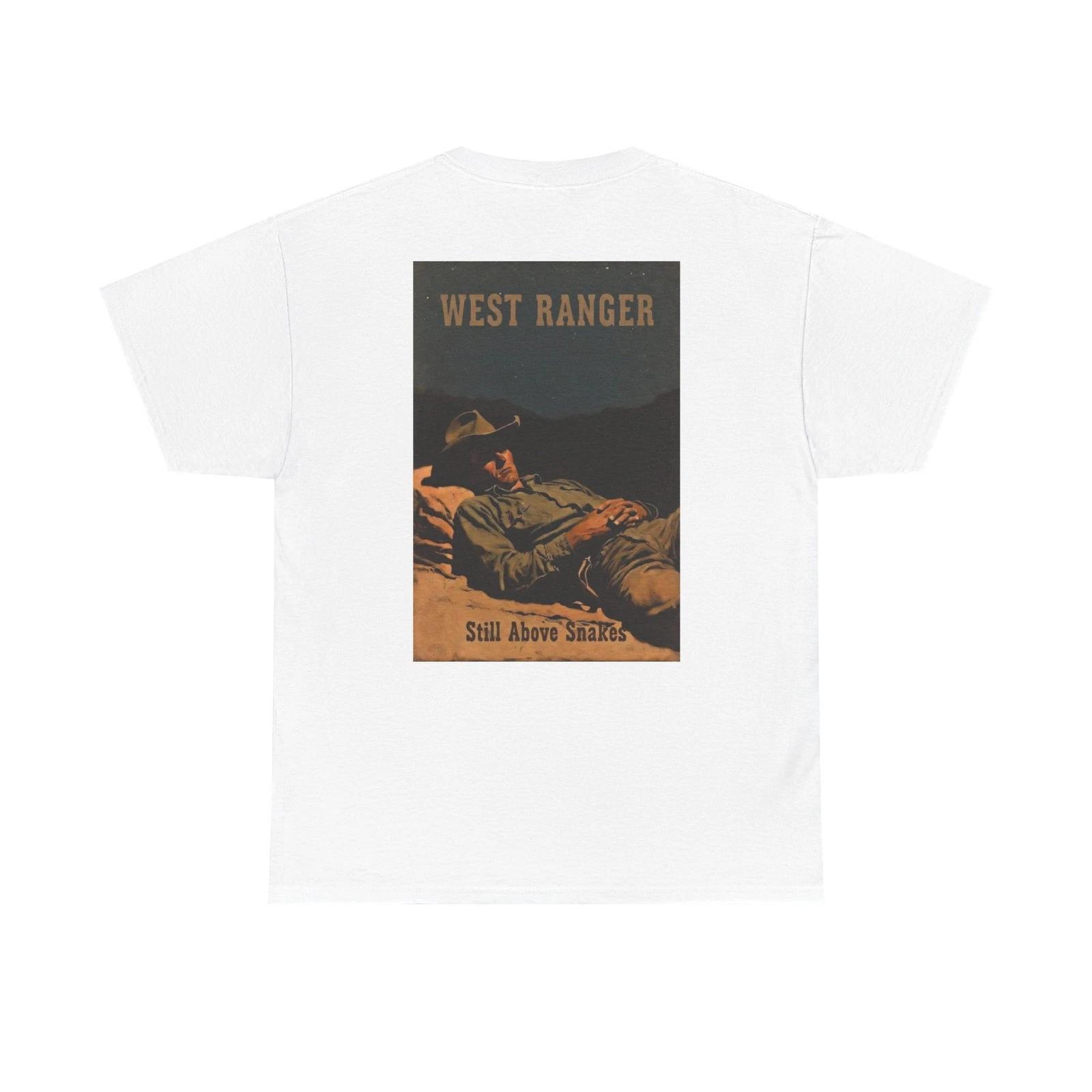 Still Above Snakes Western Cowboy Texas Old West Heritage Tee 2XL