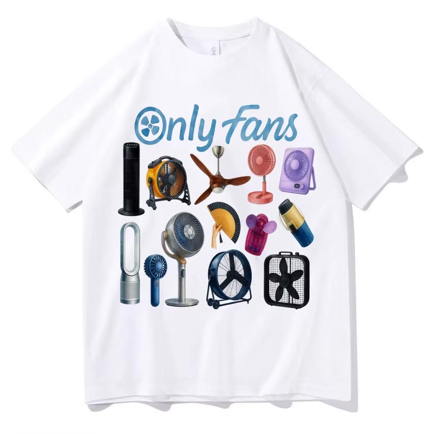 Funny OnlyFans Meme T Shirt Unisex Women Trendy Clothing Teenagers High Street Short Sleeve Tshirts Gothic Crewneck Cotton Tshirt