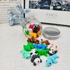 3-50Pcs Random 3D Printing Small Animal Collection Figurines Multi Color Mini Party Ornament Small Gifts for Birthday Wholesale