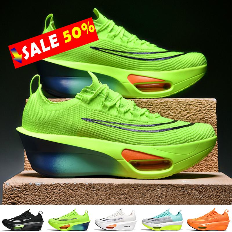 Jogging Shoes Running Shoes Athletic Ventilated Marathon Man Antislip Sneaker Board Carbon Light Women'S Cushioned Air