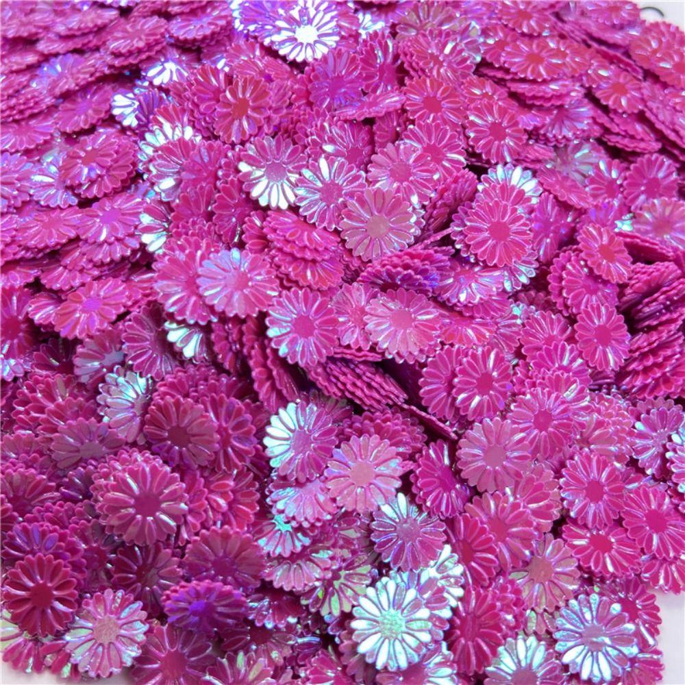 Phone Case Decor Daisy Sequins Glitter Nail Art Slime Fillers Flower Loose Sequins Handmade