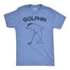 Magliette Divertenti da Uomo Golphin Delfino Sarcastico Grafica da Golf Novità Tee per