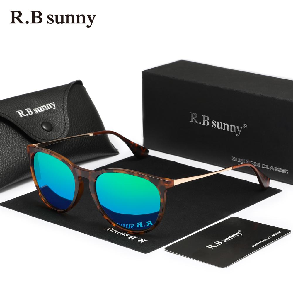 RBsunny Polarizované Dámské Sluneční Brýle Módní Luxusní Anti-UV400 Brýle Kulaté Kočičí Oko Leopard Řidičské Dámské Shiopping Brýle
