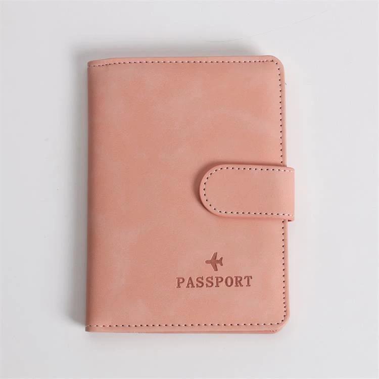 Passport Holder Cover Wallet RFID Blocking Leather Card Case Travel Accessories for Women Men