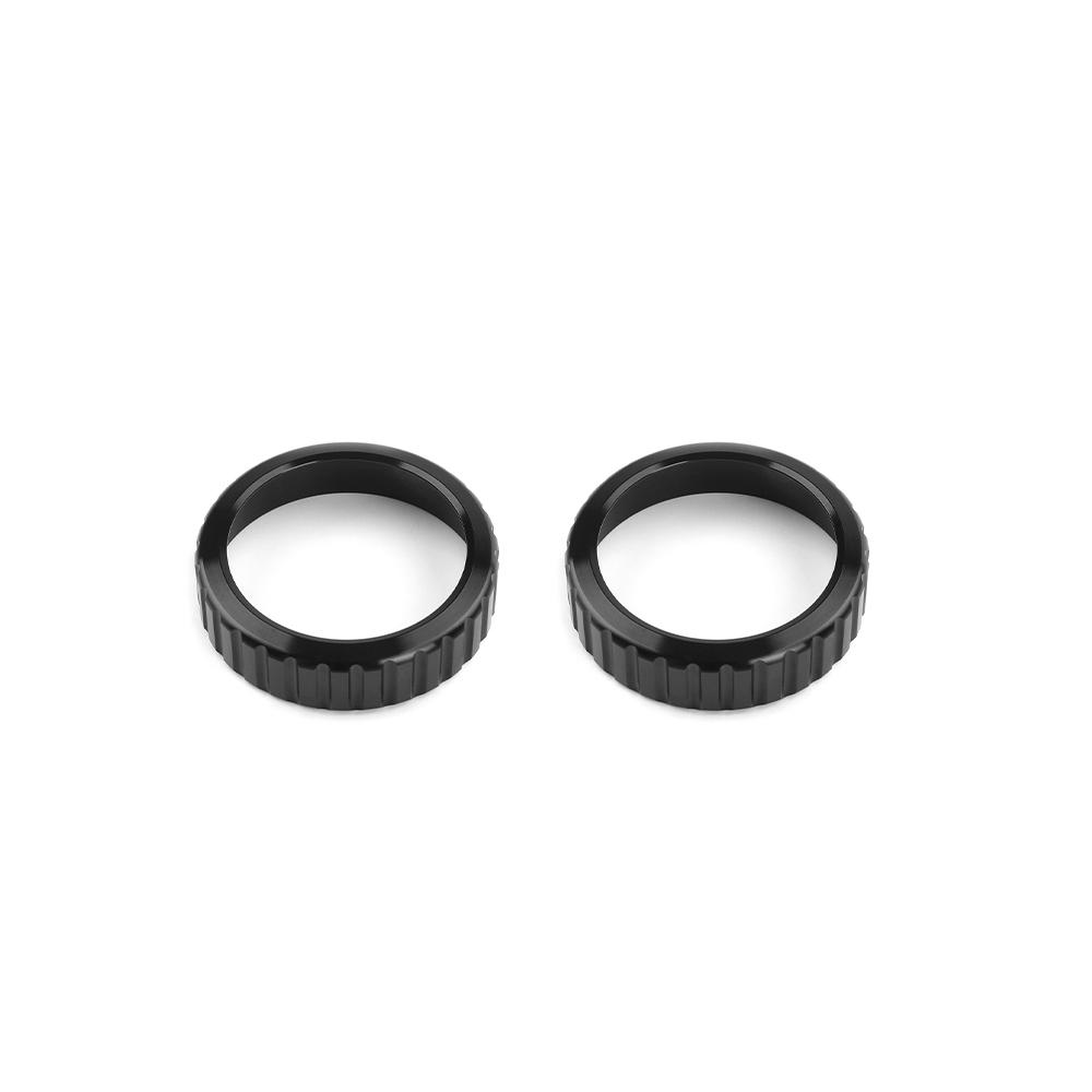 For Chevrolet Trailblazer -2025 2pcs Aluminum Red Blue Black Air Conditioner Knob Trim Ring Control Adjust Button Cover