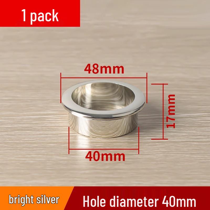 Round Plastic Desk Grommet Cover for Cable Management