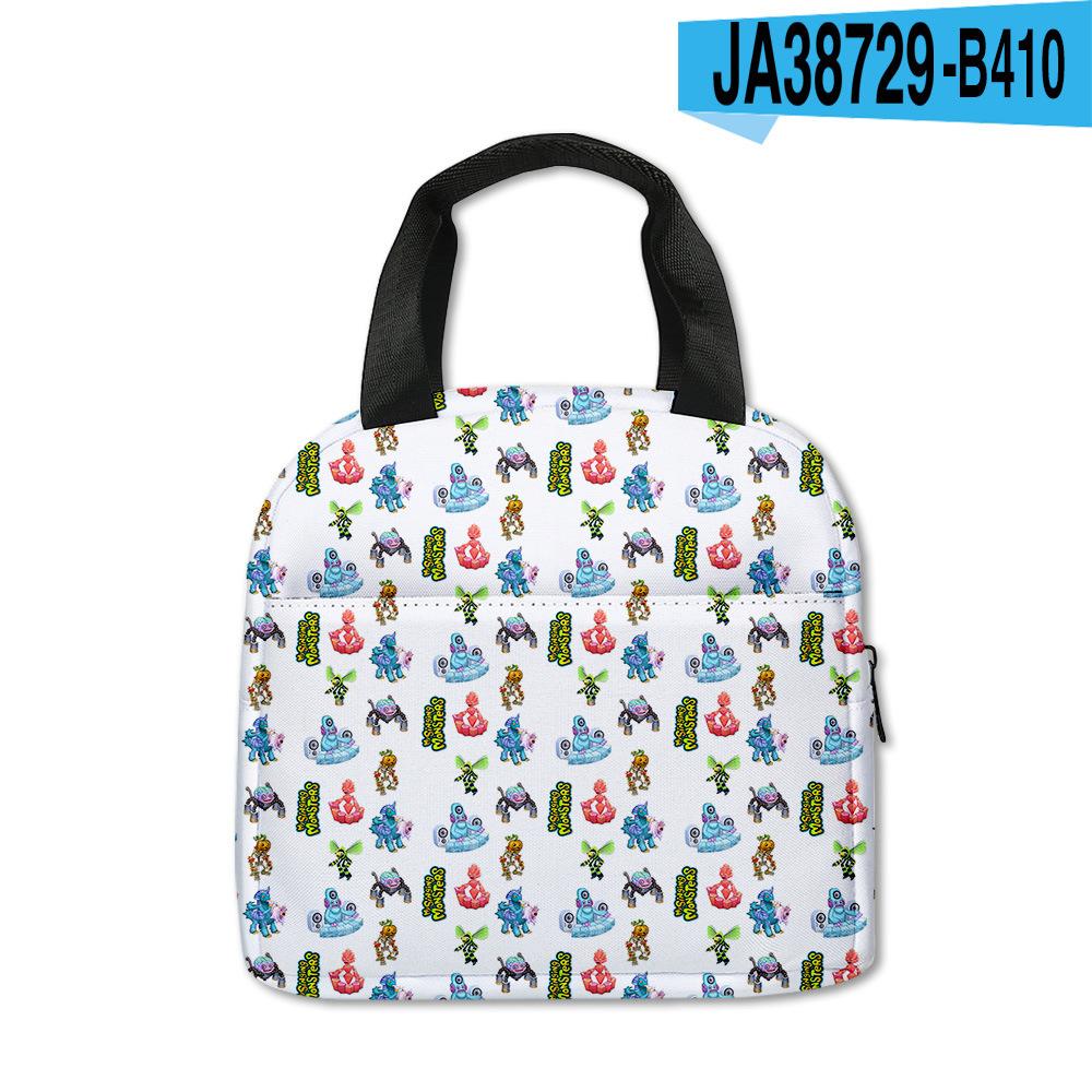 New My Singiing Monsters Lunch Bag For Primary And Secondary School Students