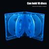 10 Discs Capacity CD Storage Box Plastic Game Discs Case Practical CD Case  Home Organization