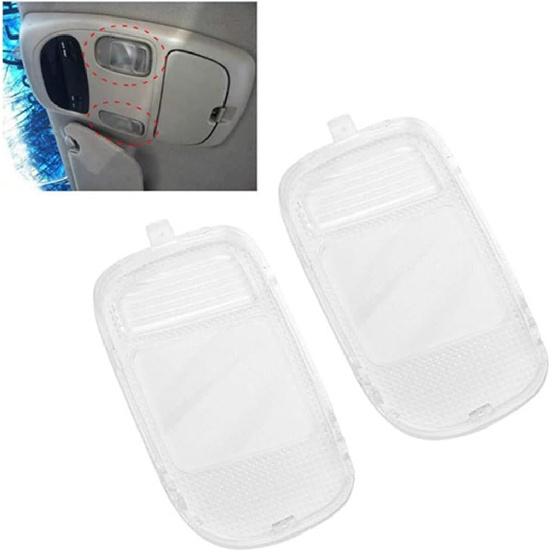 2 Pièces Couvercle de Lumière de Carte de Dôme de Toit Lentille de Lumière de Lampe de Lecture de Carte de Console de Plafond 5183271AA 5183270AA 74970 Compatible pour Ram 1500 2500 3500 4500 5500