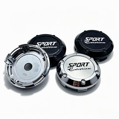 4pcs Sport Edition Logo Emblem Car Wheel Center Caps 66MM Clips 62MM Rim Hubcaps Dust Cover Wheels Hub Dust Cap Car Accessories