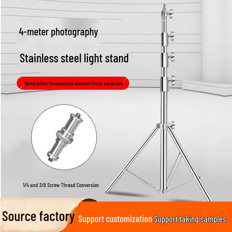High-Quality 4m Stainless Steel Photography Light Stand