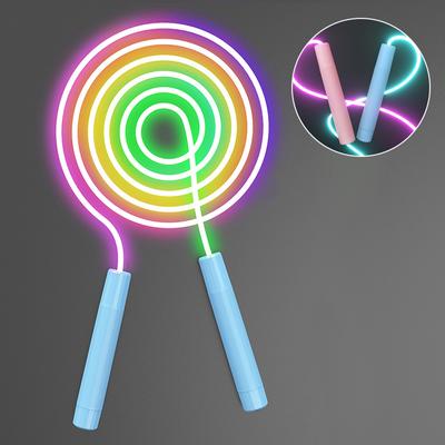 Svietiace švihadlo pre deti Nastaviteľné LED švihadlo s nočným žiarením Deti Dospelí Prenosný tréning Športové fitness vybavenie