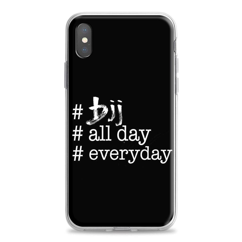 Judo Jiu Jitsu BJJ silikonové pouzdro pro Apple iPhone 12 Mini 11 Pro SE XS X XR Max 8 7 6S 6 Plus 5S