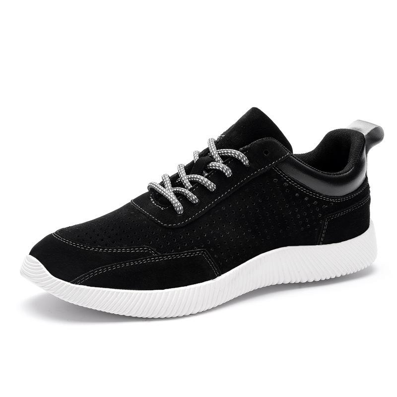 

Весенне-летние модные универсальные мужские кроссовки Hollow для повседневного бега 44 чёрный