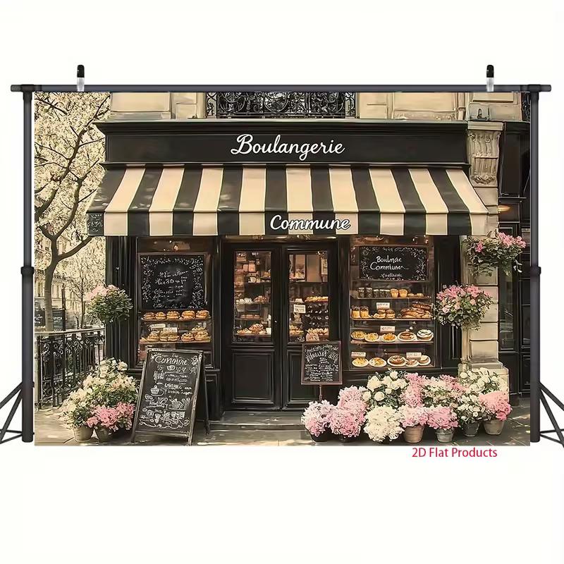 Sfondo 2D Panetteria Francese per Shooting Fotografico a Tema Pasticceria & Cibo
