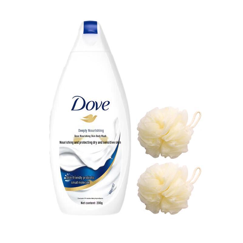 Dove Moisturizing Body Wash with Bath Balls
