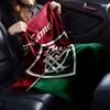 Custom Name Fluminense FC Theme Printed Blanket - Perfect for Couch, Bed, Travel & Outdoor Use | Machine Washable, Cozy & Durable.