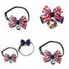 Cute Pet Bell Collar With British Flag Bow Tie Perfect Gift For Dog And Cat Lovers