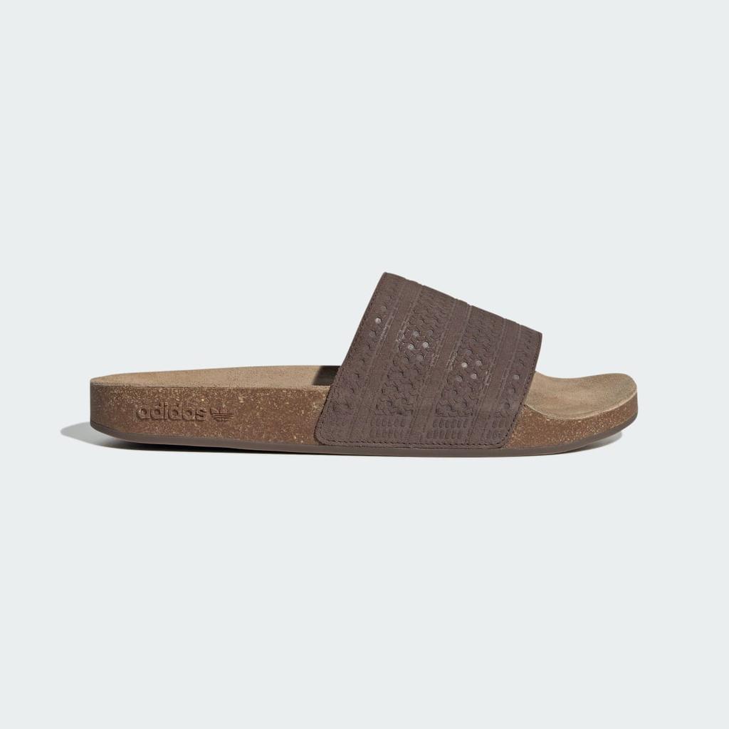 adidas Adilette Slides JH5493 Unisex Originals Sandals Brown / Brown / Gum