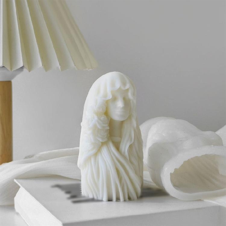 Vielseitige Göttinnen-Bilder Flexibles Silikonform Tragbares Zubehör zum Basteln Detaillierter Statuetten und Ornamente