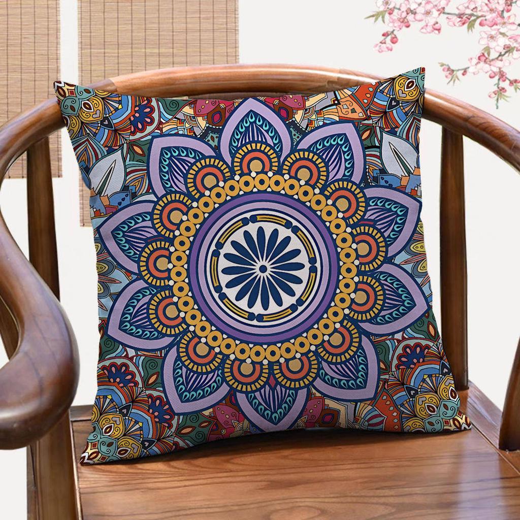 Vikama Bohemian Ethnic Style Pillow Set Cushion Set Living Room Bedroom Sofa Comfortable Home Decoration