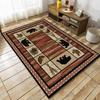Winter Retro Living Room Carpet Country Bedroom Bedside Rug Floor Mat Home Living Room Carpet