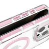J2 Series For iPhone 16 Pro Case Compatible with MagSafe TPU+PC Clear Phone Cover Built-In Kickstand