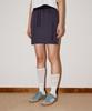 1993STUDIO Original Sweat Short Skirt_Charcoal