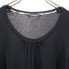 Burberry Sanyo Shokai Silk Long Sleeve Cut 2 Black Women Used