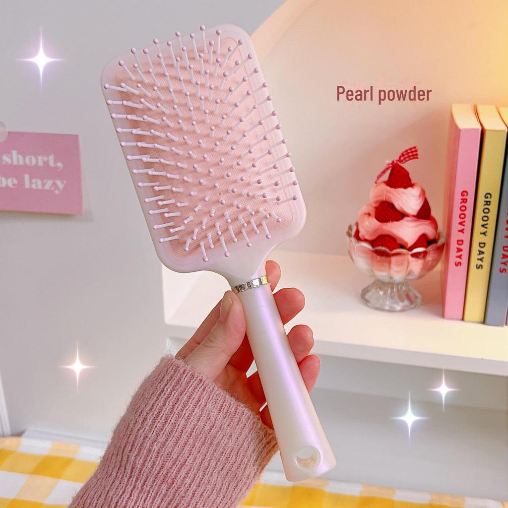 Perie de păr portabilă antistatică pentru masaj sirenă perlat
