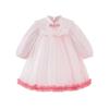 minibala Toddler Girls' Chinese Style Embroidered Mesh Dress