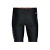 Nike Kids Swim Logo Letter Tight Swim Shorts Kids Swimwear Black Dark-Gray White HV9926-010