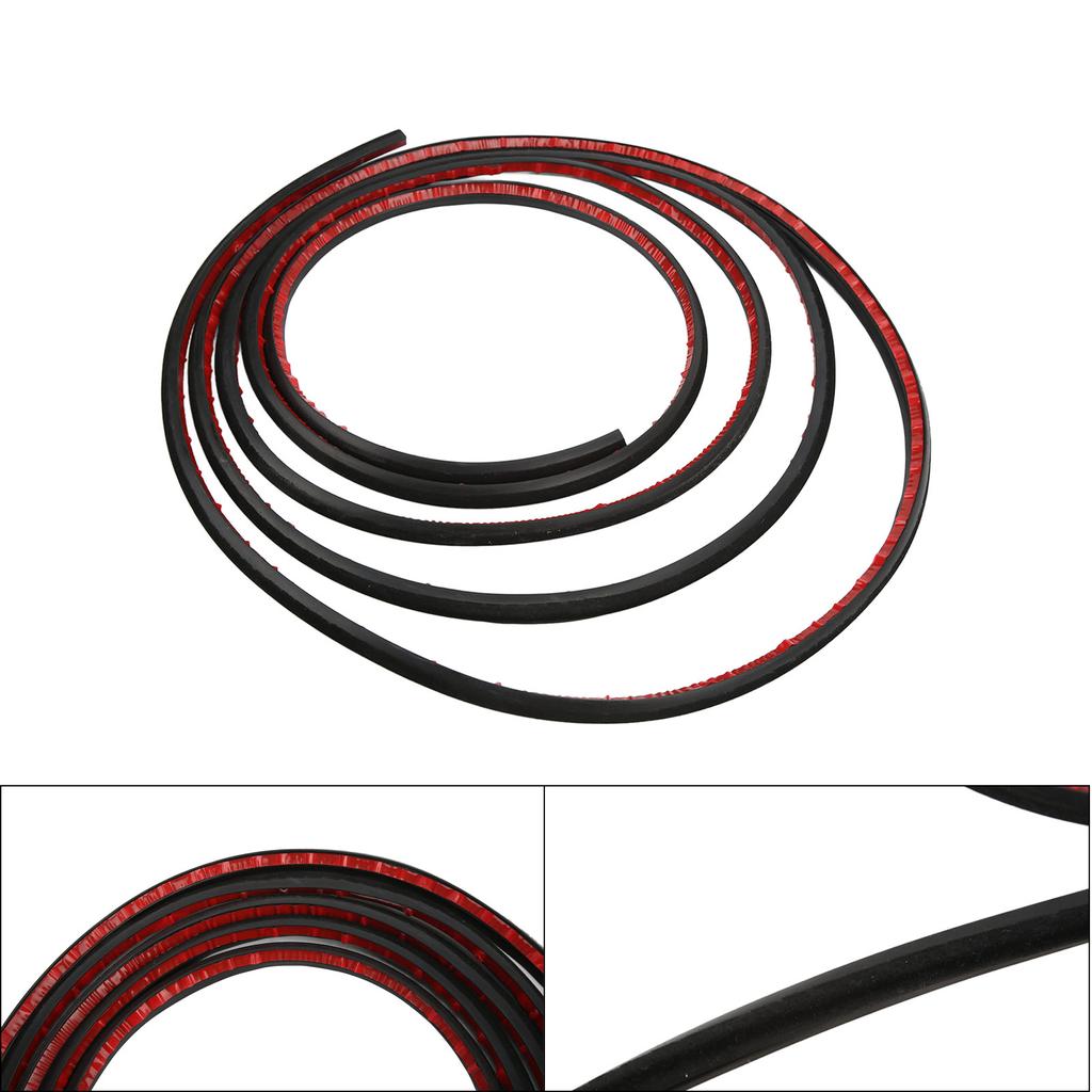 Black Rubber Sunroof Seal 5N0877459A Car Weather Stripping Replacement for Seat ALHAMBRA