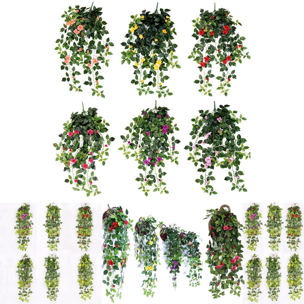 Beautifully Realistic 90 Cm Fake Silk Rose Vine For Perfect Home Decoration And Hanging Decor