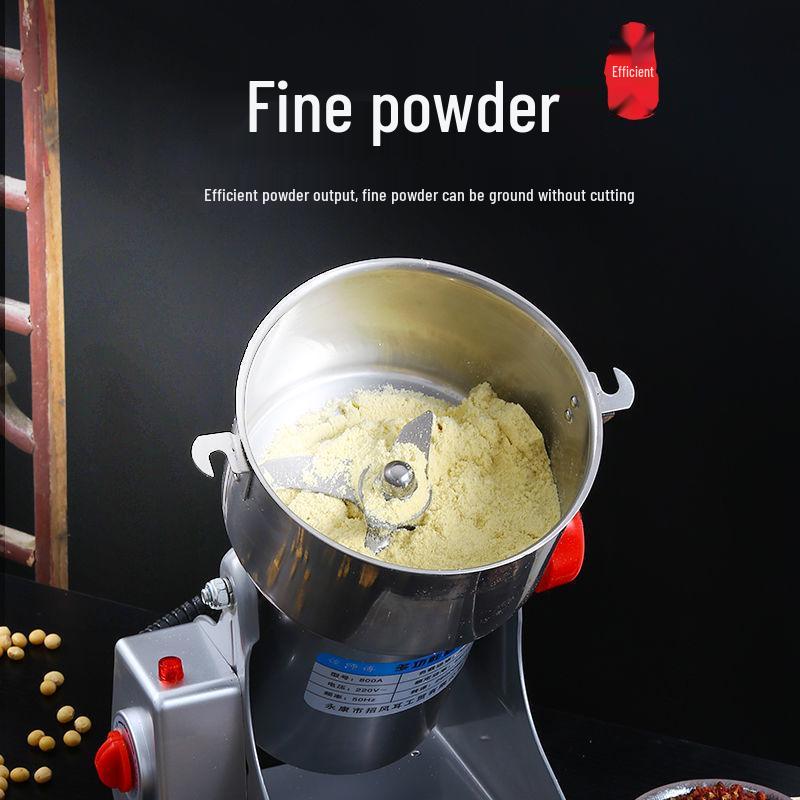 Râșniță Versatilă Superfină din Oțel Inoxidabil pentru Boabe, Cereale și Medicină pe Bază de Plante