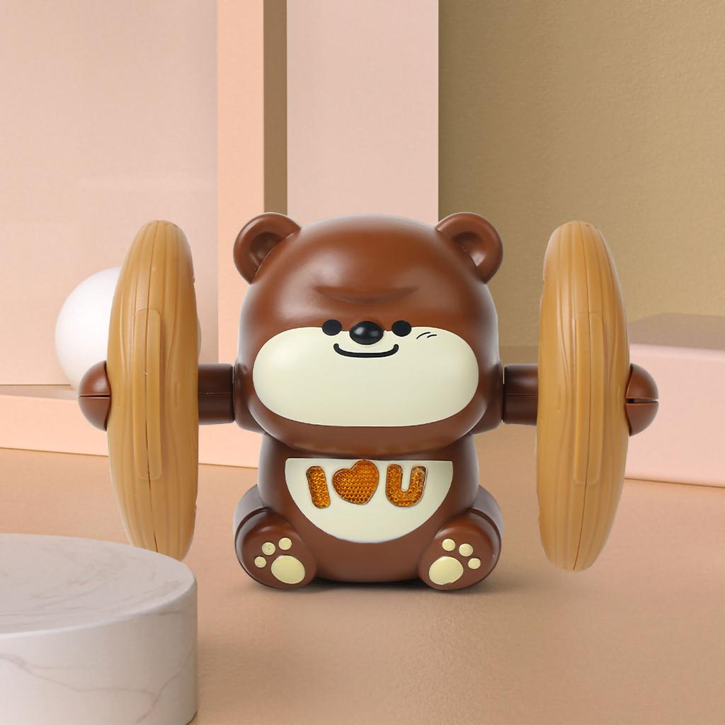 Electric Induction Toys Electronic Induction Toys Cute Shape Colorful Rotatable Electric Toys for Children