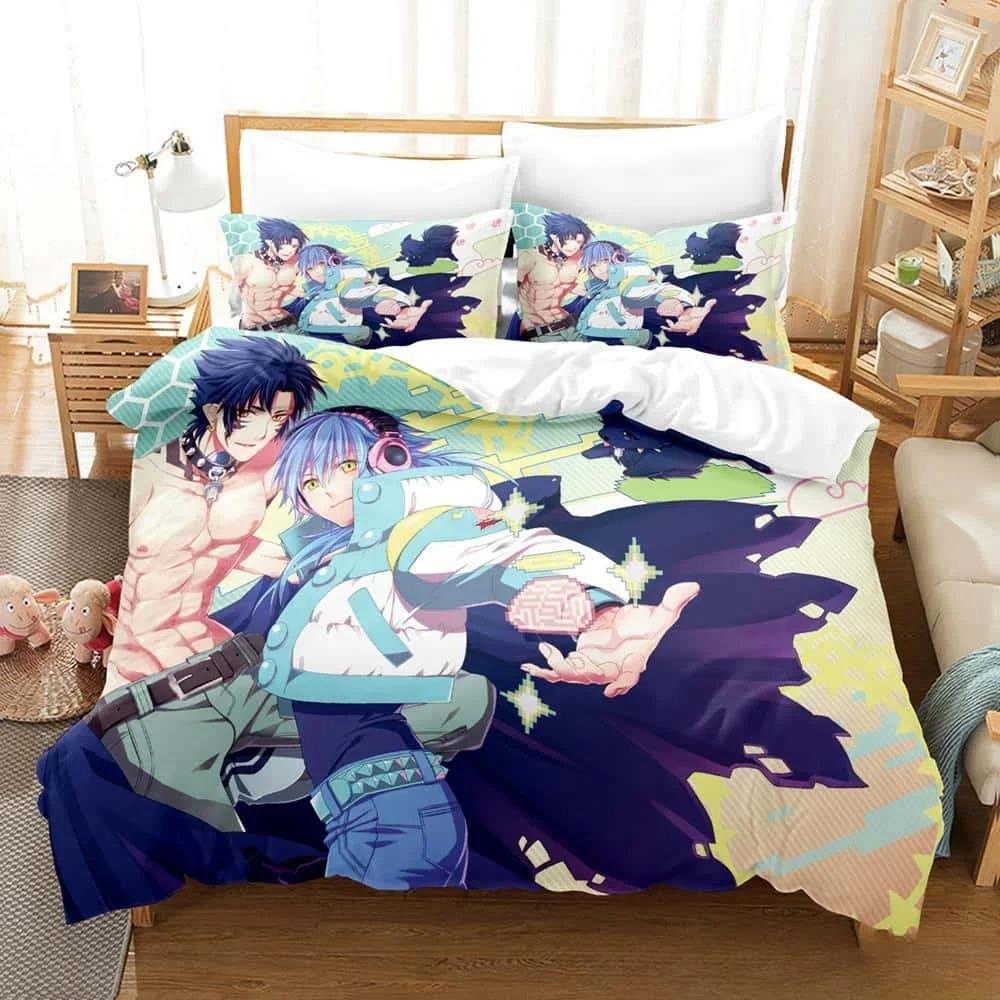 Neuer 3D-Druck Anime Bett DRAMAtical Murder Bettwäsche-Set Einzelbett Twin Full Queen King Size Bettset Erwachsener Kind Schlafzimmer Bettbezug Sets