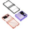 Transparent TPU Shockproof Case Galaxy Z Flip 3 4 Flexible Bumper With Air Cushion Protection Hinge Guard