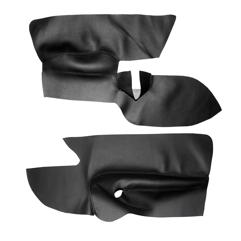 Rivestimento per pannello porta in pelle microfibra per guida a sinistra per VW Golf 5 Jetta 2005 - 2009, adesivo per rivestimento del pannello del bracciolo della portiera dell'auto.