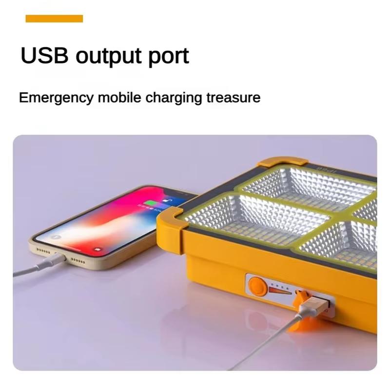 5-Colors Adjustable Emergency Solar Light Ip68 Waterproof Solar Led Flood Light With Panel