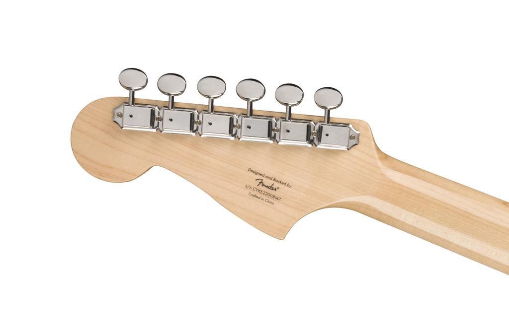 Squier Elektrická kytara Červená Vavřín Strat-O-Sonic