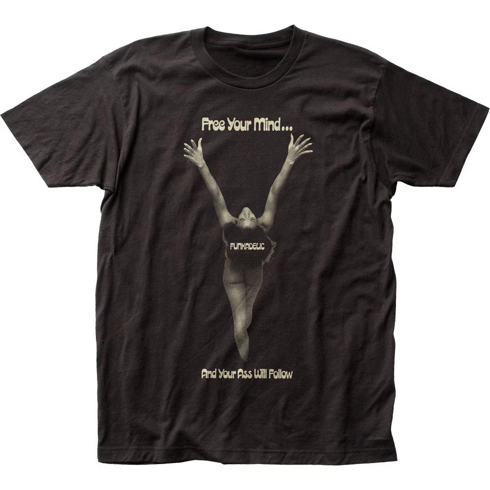 Funkadelic Your Ass Will Follow Mens T Shirt Music Classic Funk Band Tee Black S