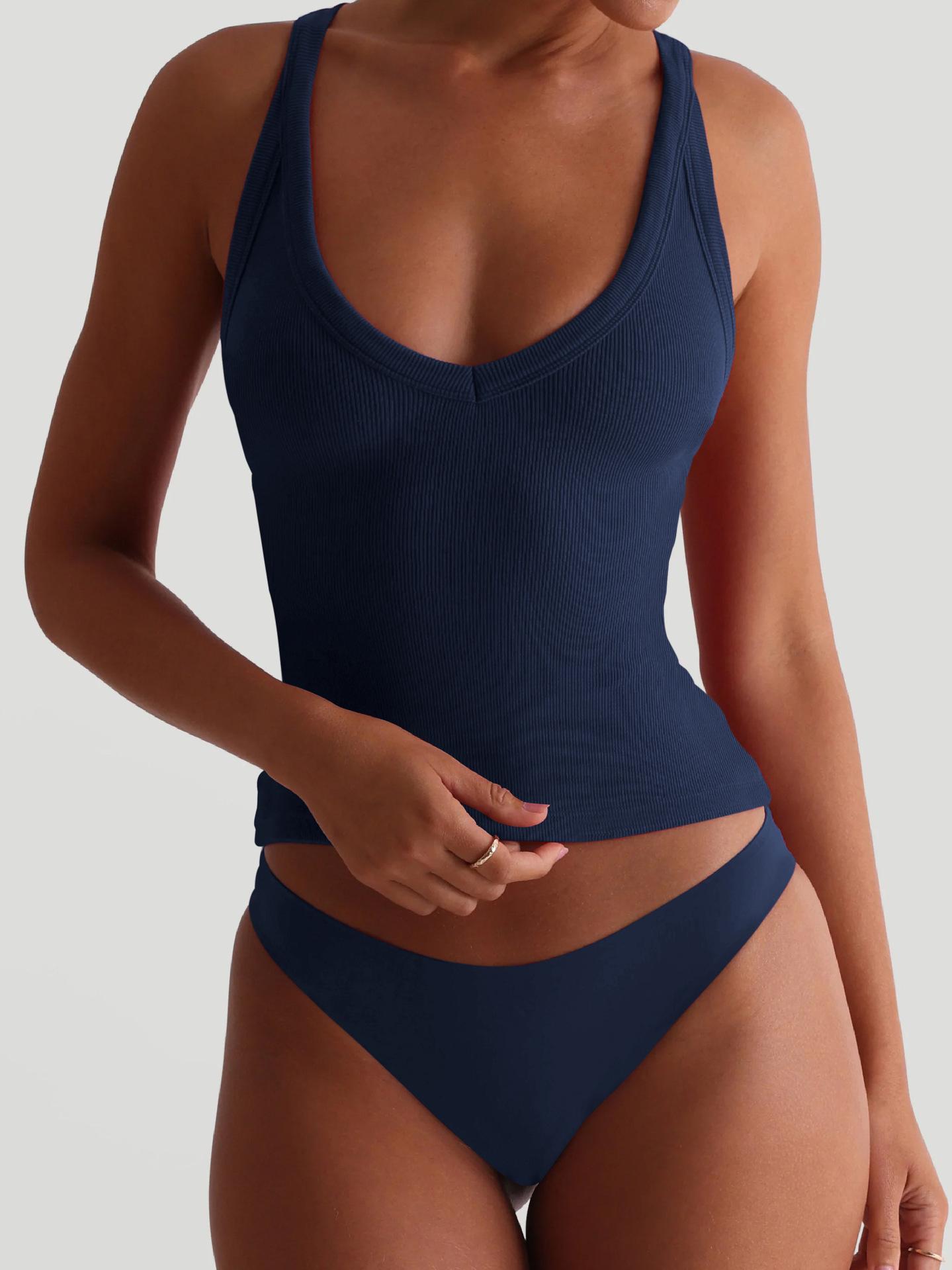 

2026 Y2K Backless Knit Vest: Sexy, Slimming, Chic Camisole Top for Summer 2XL чорний