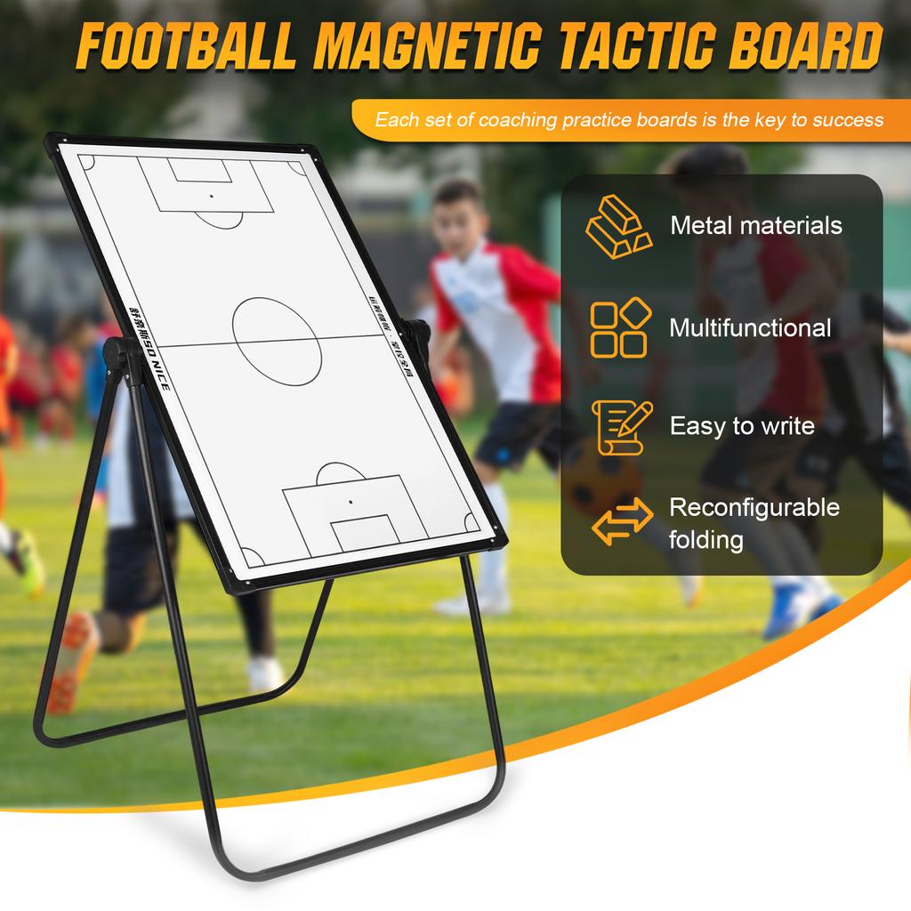 Multi-functional Football Board Portable Training Clipboard with Stand Magnetic Whiteboard Equipped Used For Strategy Demonstrat
