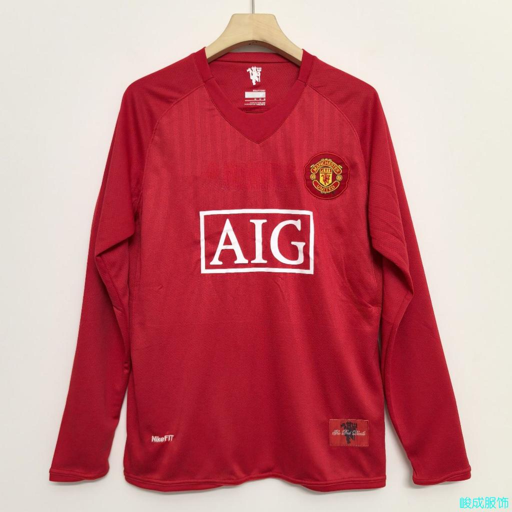 Langarm Vintage Trikot Fußballtrikot Real Madrid, Manchester United, England Arsenal, Portugal Inter Mailand AC Replica Trikot