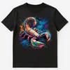 Colorful Paint Splash Scorpion Art Graphic Unisex T-Shirt