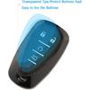 For Chevy Key Fob Cover With Keychain,Soft TPU Full Protector Key Shell Case For Chevy Malibu Camaro Equinox BlazerTraverse Cruze Sonic Volt Spark